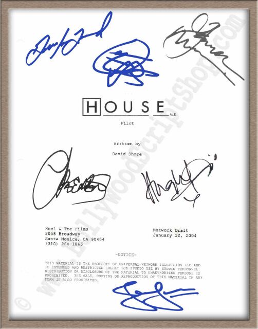 House Signed TV Show Script