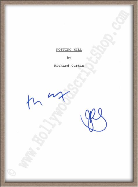 Notting Hill Signed Script